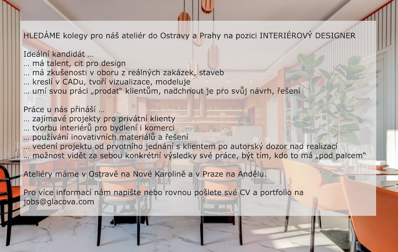 HLEDÁME kolegy na pozici DESIGNER interiérů